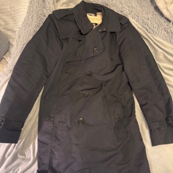 BURBERRY BRIT Men's Mid-Length Trench Coat - Picture 5 of 8